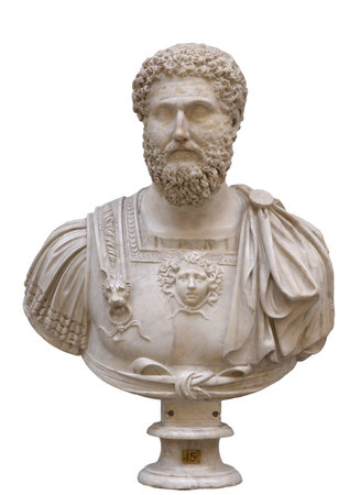 Male portrait late 2nd century AD. Rome, Italy
