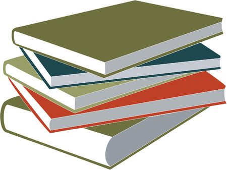 book in color 01のイラスト素材