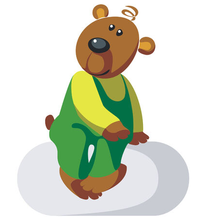 Vector. Bear color 03のイラスト素材