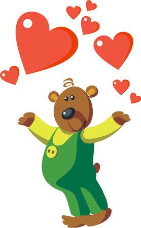 Vector. Bear color のイラスト素材