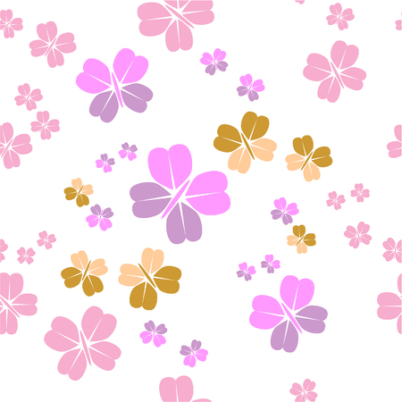 Vector. Seamless ornament  in color  01のイラスト素材