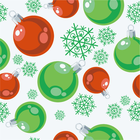 Seamless ball stocking ornament in color 77のイラスト素材
