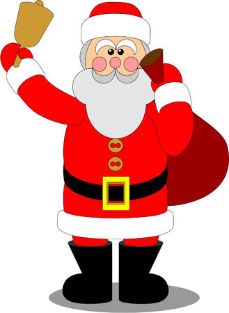 Santa Claus in color 04のイラスト素材