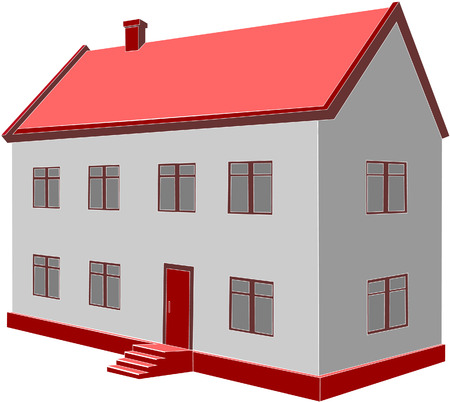 3d homeのイラスト素材