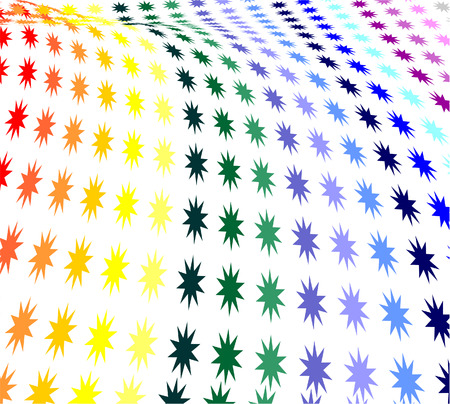 Background star ornament  in color 01のイラスト素材