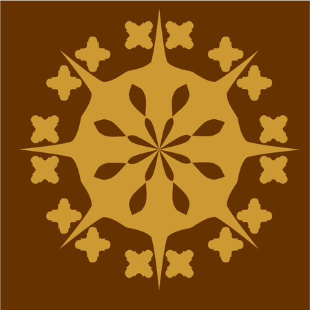 Ornament  in colorのイラスト素材