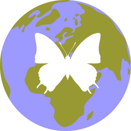 Earth globe setのイラスト素材