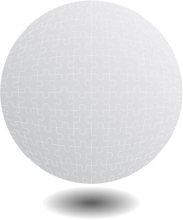3d puzzle ball in color 29のイラスト素材
