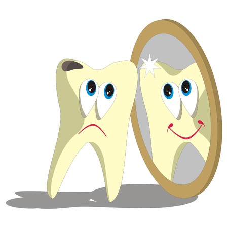 Vector. Tooth cartoon set 006のイラスト素材