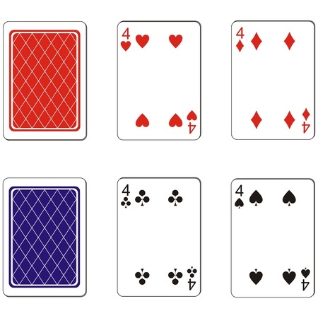  Playing card set のイラスト素材