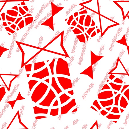 Seamless christmas candle grunge のイラスト素材