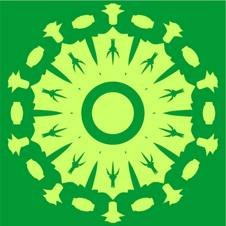 Vector  Ornament  in color 59のイラスト素材