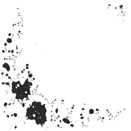 Vector  Abstract grunge blot textspace 002のイラスト素材