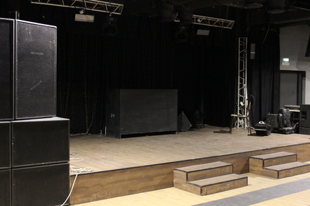 A view of the stage in the night club hall 30563の写真素材