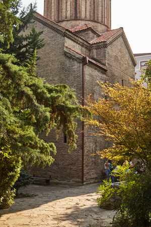 Christian church. The streets of the old city. old Tbilisi. Georgia. Summer 2018