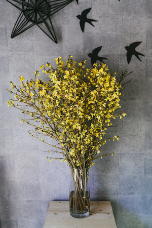 Beautiful bouquet of flowers in a vase.の写真素材