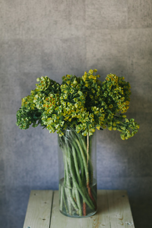 Beautiful bouquet of flowers in a vase.の写真素材