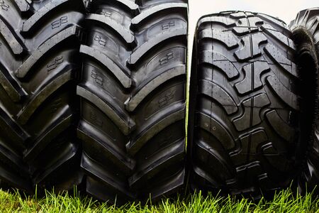 Car tires for large cars. Tires for agricultural machinery.