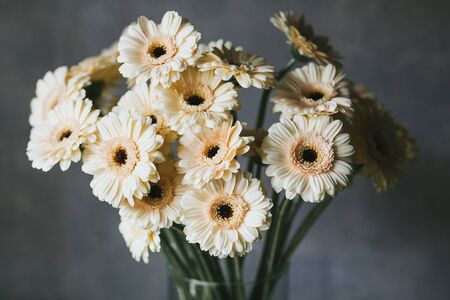 Beautiful bouquet of flowers in a vase.の写真素材