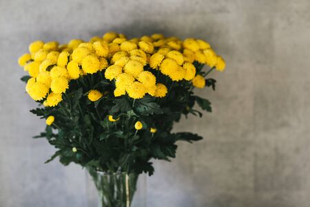 Beautiful bouquet of flowers in a vase.の写真素材