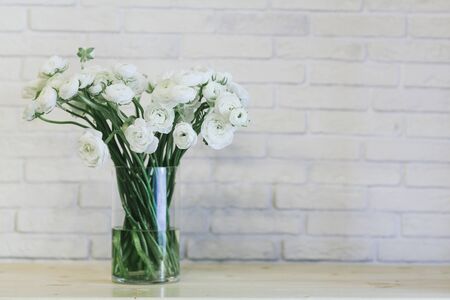 Beautiful bouquet of flowers in a vase.の写真素材