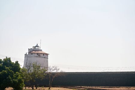 Aguada fort in India, GOA. Fort Aguada Lighthouse.の写真素材