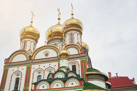 Gusev, Kaliningrad Region, Russia - May 2, 2020: Memorial Church in honor of All Saints. High quality photoのeditorial素材