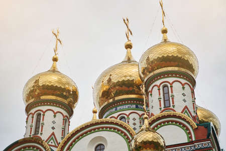 Gusev, Russia - May 2, 2020: Memorial Church in Honor of All Saints.のeditorial素材