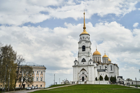 Vladimir, Russia - 20.07.2022: Assumption Cathedral in Vladimir, Russiaのeditorial素材