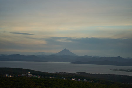 A stunning and majestic mountain landscape featuring a serene lake view that captivates viewers