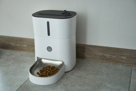 Introducing the Automatic Pet Feeder for Convenient Pet Care with ease and efficiencyの写真素材