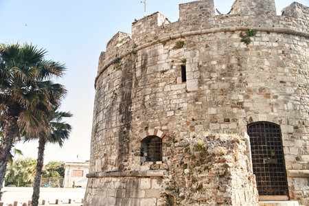 Venetian Tower of Durres. Historic building in the center of Durres