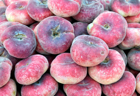 Tasty organic figs at local market closeupの写真素材