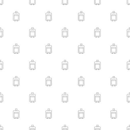 Baggage background from line icon. Linear vector patternのイラスト素材