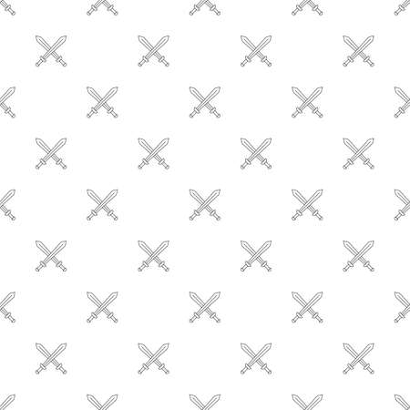 Battle background from line icon. Linear vector patternのイラスト素材