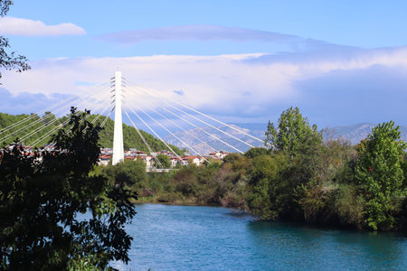 Beautiful Manavgat river in Turkey.の写真素材