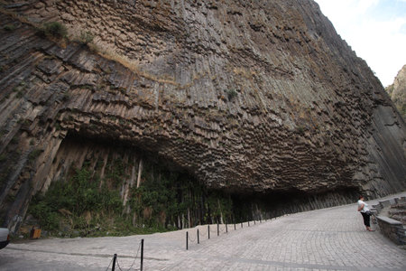 Symphony of Stones is an unusual geological formation located near the village of Garni