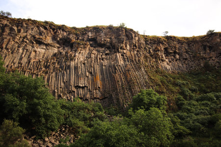 Symphony of Stones is an unusual geological formation located near the village of Garni