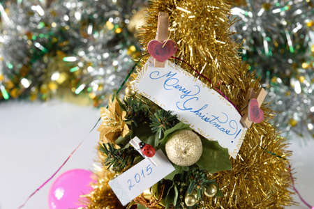 Decoration for merry christmas and happy new yearの写真素材