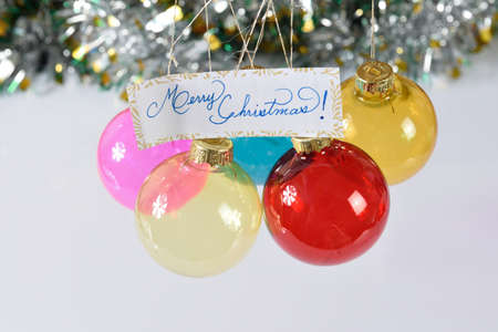 Decoration for merry christmas and happy new yearの写真素材