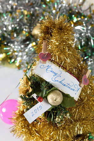 Decoration for merry christmas and happy new yearの写真素材