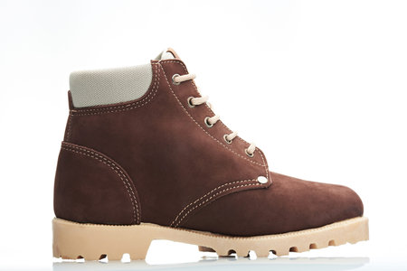 ankle brown leather timberlake style fashion boot