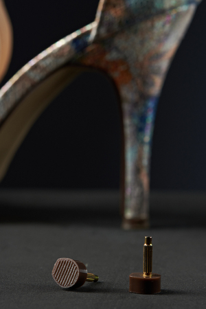 spare part for repairing high hill shoesの写真素材