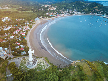 San juan del sur resort aerial drone viewの写真素材
