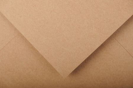 Blank brown color craft paper envelop close upの写真素材