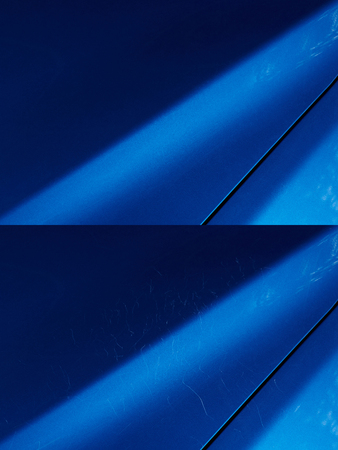 Polish car service theme before and afterの写真素材