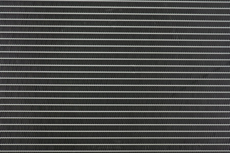 Metal lines in car radiator macro close up viewの写真素材