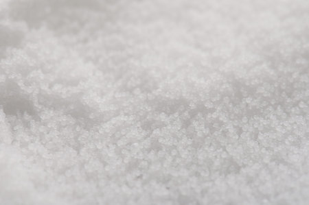 Macro of pattern white balls from chemichal industry