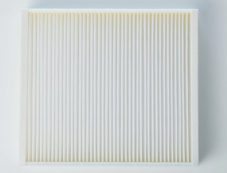Acir conditioner car hepa filter isolated on studio background