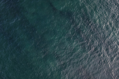 Abstract green sea water background texture pattern flat wide  viewの写真素材